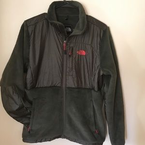 Women's Olive Green North Face Zip Up